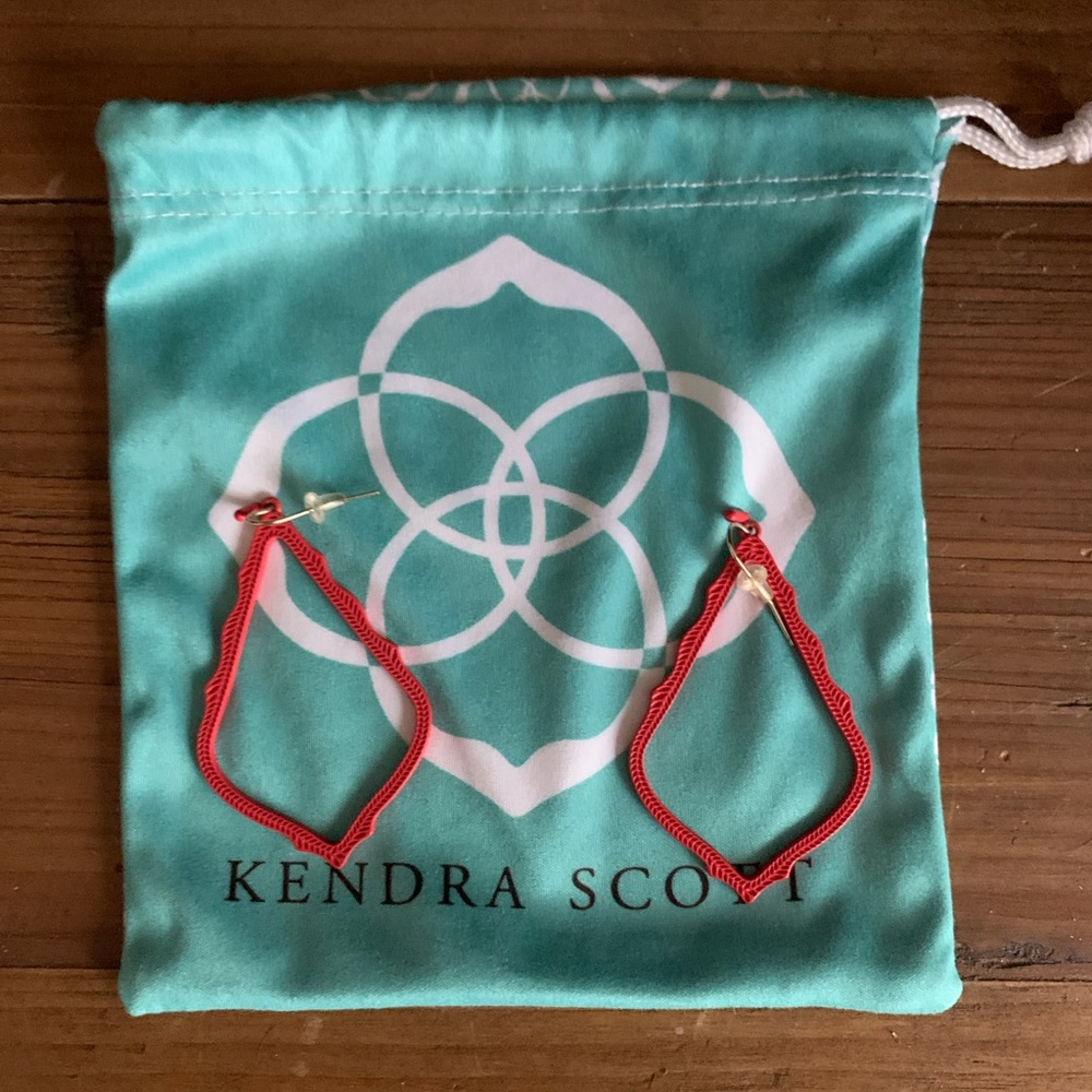 Kendra Scott Sophee Matte Red Earrings